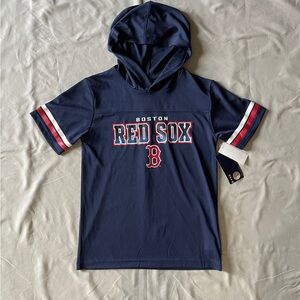 Women’s Genuine Merchandise Navy Red Sox Hoodie T-Shirt
